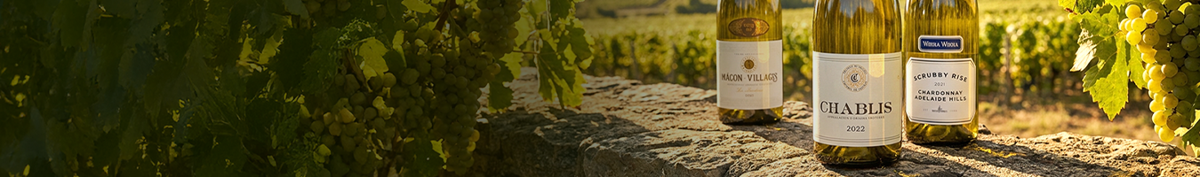 Wybrane wina ze szczepu chardonnay -50% na co 2, tańszą sztukę!