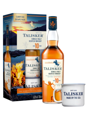 Talisker 10YO + kubek | Zestaw | 0,7L | 45,8% • Winnica Lidla