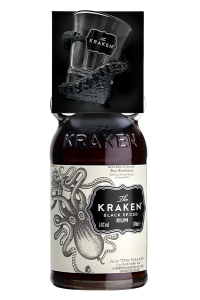 Kraken Black Spiced Rum + Kieliszek | Zestaw | 0,7L | 40%
