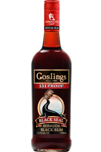 Gosling's 151 Proof Black Seal Bermuda Black Rum| 0,7 L | 75,5%