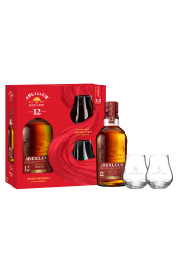 Aberlour Whisky 12-letnia + 2 szklanki | Zestaw | 0,7L | 40%