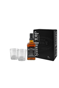 Jack Daniel's  + 2 szklanki w puszce | Zestaw | 0,7L | 40%