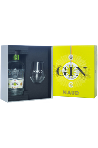 Naud Distilled Gin + szklanka | Zestaw | 0,7L | 44% 