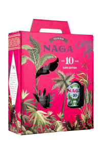 Rum Naga 10YO Siam Edition + 2 szklanki | Zestaw | 0,7L | 40%