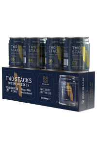 Two Stacks - Dram in Can Single Malt | 4 x 0,1 L | 43%