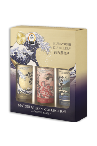 Matsui Whisky miniaturki: The Peated, Sakura Cask, Mizunara Cask | Zestaw | 3x0,2L |48%