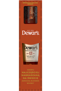 Dewar's 12YO | Zestaw szklanka w kartoniku