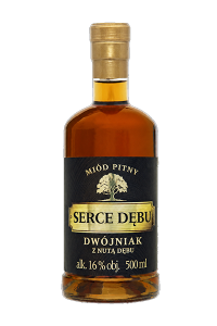 Miód pitny dwójniak Serce Dębu | 0,5L | 16%