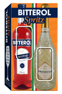 Bundle Spritz Bitterol + Brut Prosecco | Zestaw | 0,7L + 0,75L | 11%