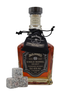 Jack Daniel's Single Barrel + 3 kostki do whiskey | 0,7L | 47%