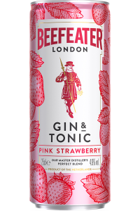 Beefeater Gin & Tonic pink strawberry