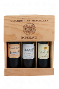 Zestaw medalowych win z Bordeaux 3x750ml