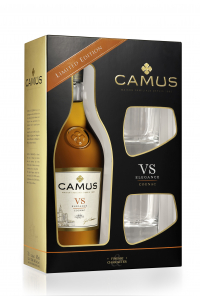 Cognac Camus VS Elegance 40%at.+2 szkl.