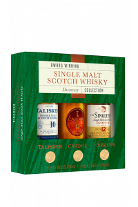 Single Malt Scotch Whisky miniaturki: Talisker 10YO, Cardhu 12YO, Singleton of Dufftown 12YO | Zestaw | 3x50ml | 40%
