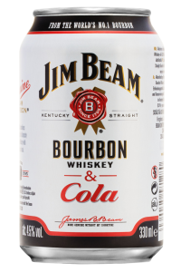 Jim Beam Coke, Bourbon Whiskey & Cola | 0,33L | 4,5%