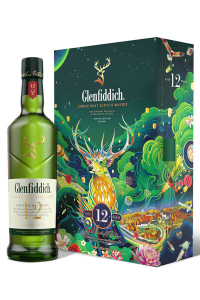 Glenfiddich 12YO Chinese New Year + 2 szklanki | Zestaw | 0,7L | 40%