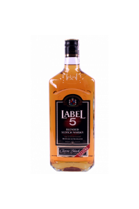 Label 5 Scotch Whisky 40% alk.
