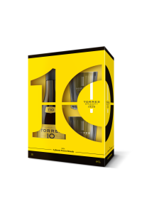 Torres 10-letnia Brandy + 2 szklanki | Zestaw | 0,7L | 38%