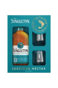 Singleton Whisky 12-letnia + 2 szklanki | Zestaw | 0,7L | 40%