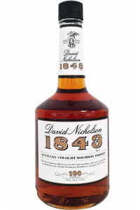 DAVID NICHOLSON 1843 Straight Bourbon | 50% 