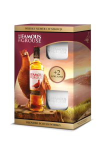Famous Grouse Whisky zestaw ze szklankami