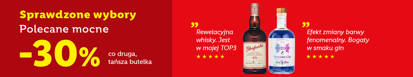 Sprawdzone wybory, polecane mocne - 30% co 2. tańsza szt.