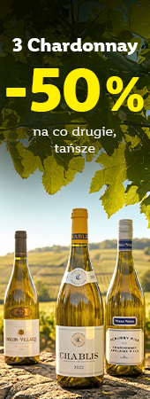KW30: 3 wina ze szczepu chardonnay |  -50% na co 2, tańszą sztukę| 20.07.-09.08.2026