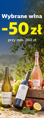KW30: wino -50 zł przy min. 260 zł | 23.07.-05.08.2026 - do 06.07.2026 (do:7:59)