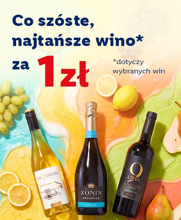 KW32: wybrane wina 5+1 (najtańsze za 1 zł) | 06.08.-20.08.2026