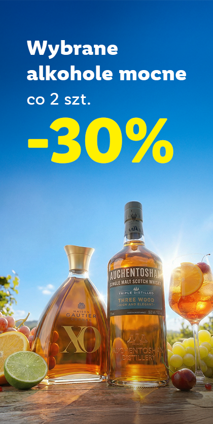 Wybrane alkohole mocne -30% na co 2 sztukę!