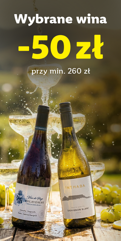 Wybrane wina - 50 zł przy rezerwacji za min. 260 zł