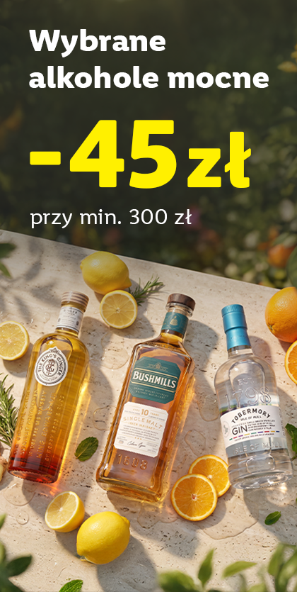 Wybrane mocne -45 zł przy rezerwacji za min. 300 zł 