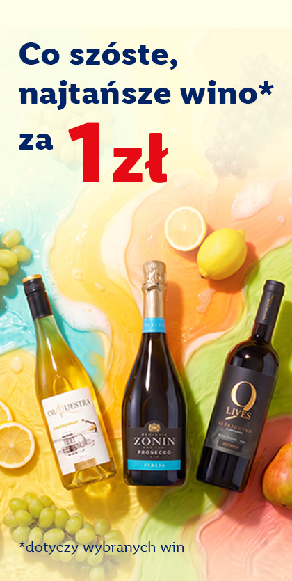 Wybrane wina 5+1 (najtańsze za 1 zł)