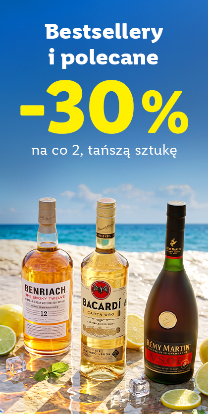 Bestsellery i polecane -30% na co 2-gą, tańszą sztukę!