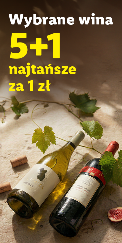 Wybrane wina 6 sztuka za 1 zł!