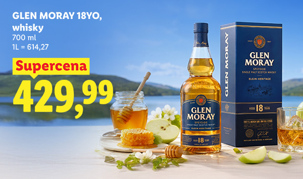 Glen moray 18 yo. w supercenie!