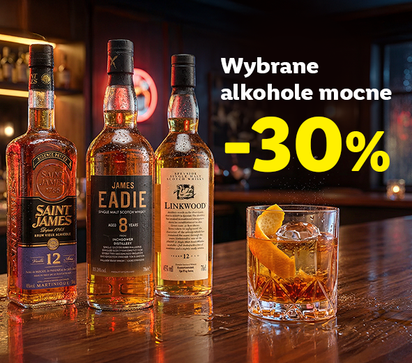 Wybrane alkohole mocne -30%