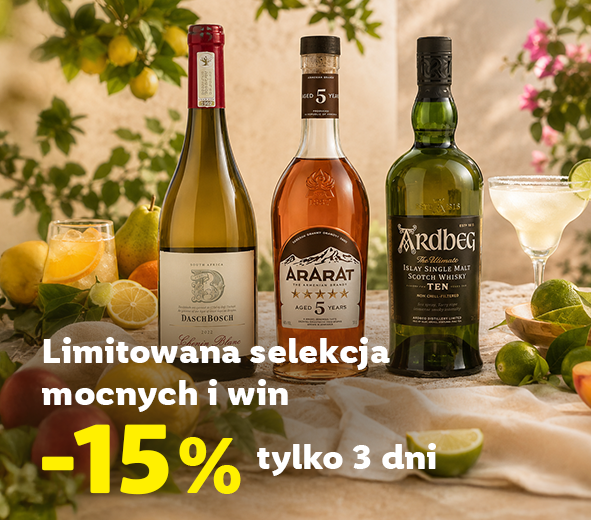 Limitowana selekcja mocnych i win -15% tylko 3 dni