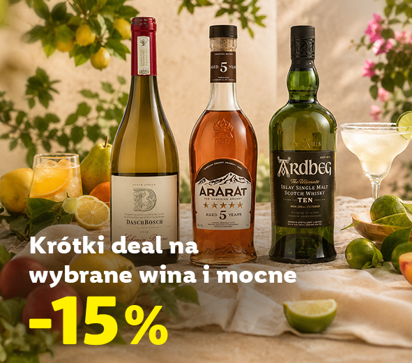 Limitowana selekcja mocnych i win -15% tylko 3 dni
