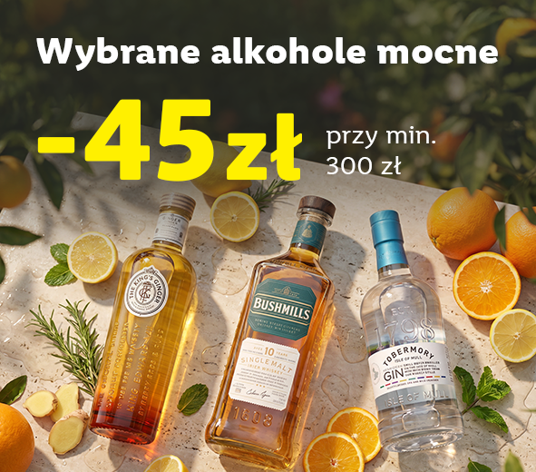 Wybrane mocne -45 zł przy rezerwacji za min. 300 zł 