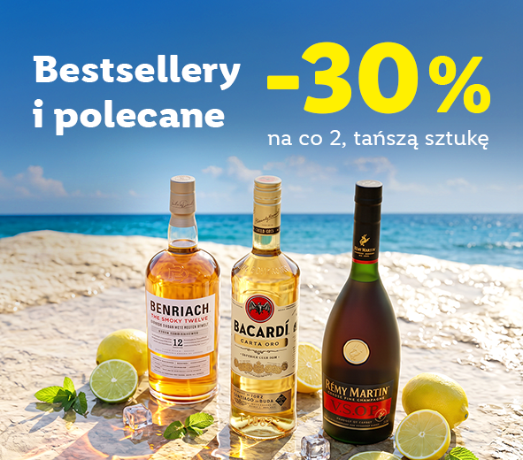 Bestsellery i polecane - 30% na co drugą tańszą sztukę