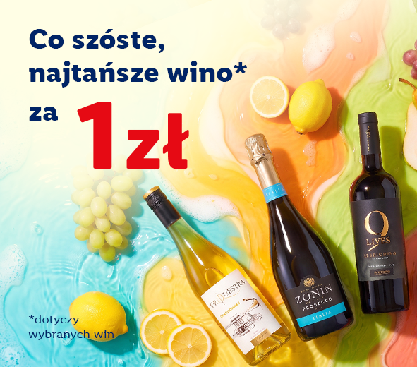 Wybrane wina 5+1 (najtańsze za 1 zł)