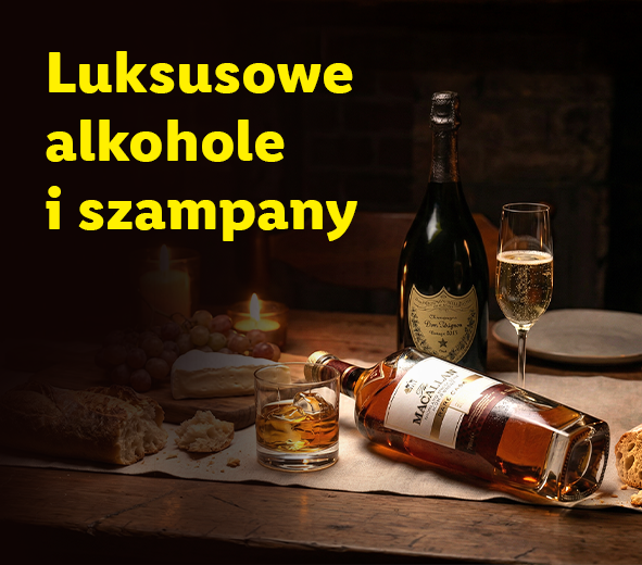 Luksusowe alkohole mocne i szampany