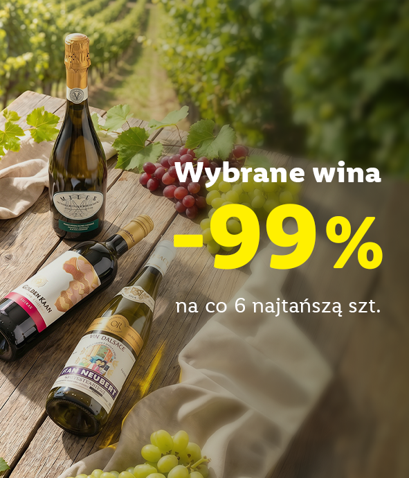 Wybrane wina szósta najtańsza sztuka 99% taniej