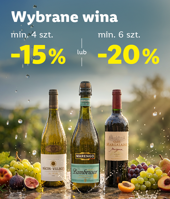 4 szt - 15% lub 6 szt. 20%