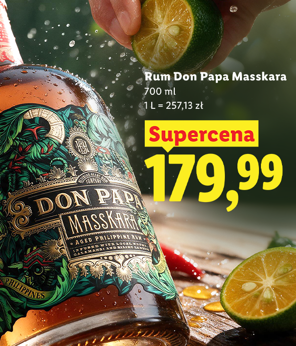 Rum Don Papa Maaskara supercena 179.99 zł
