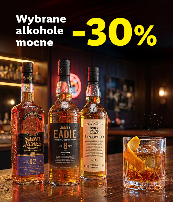 wybrane alkohole mocne -30%