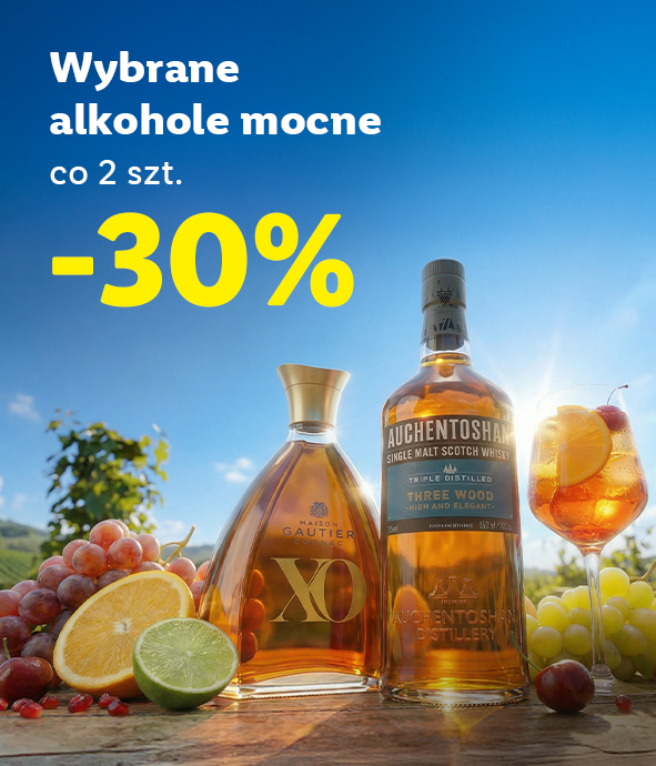 Wybrane alkohole mocne -30% na co 2 sztukę!