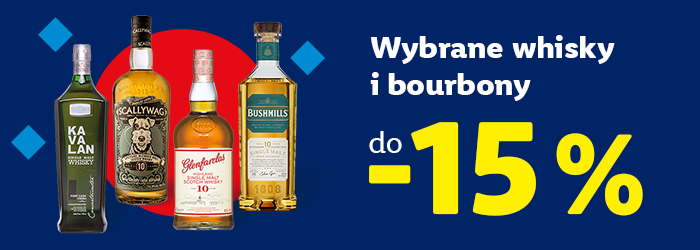 Wybrane whisky i bourbony do -15%