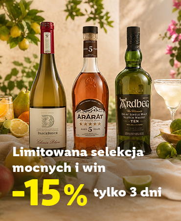Limitowana selekcja mocnych i win -15% tylko 3 dni